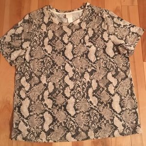 Snake Print T-shirt